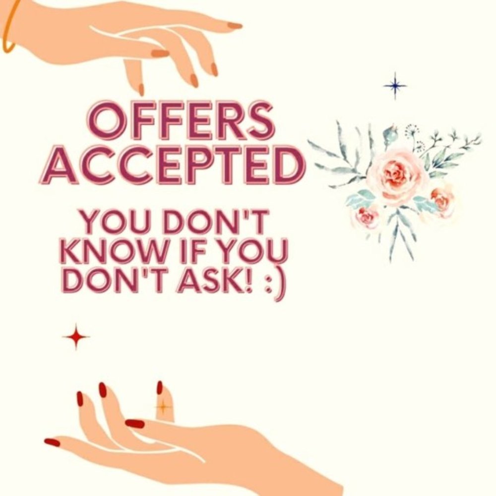 Feel free to make an offer on any of my listings!